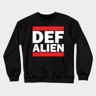 DEF ALIEN DMC (Def Alien RMX Series) white Crewneck Sweatshirt